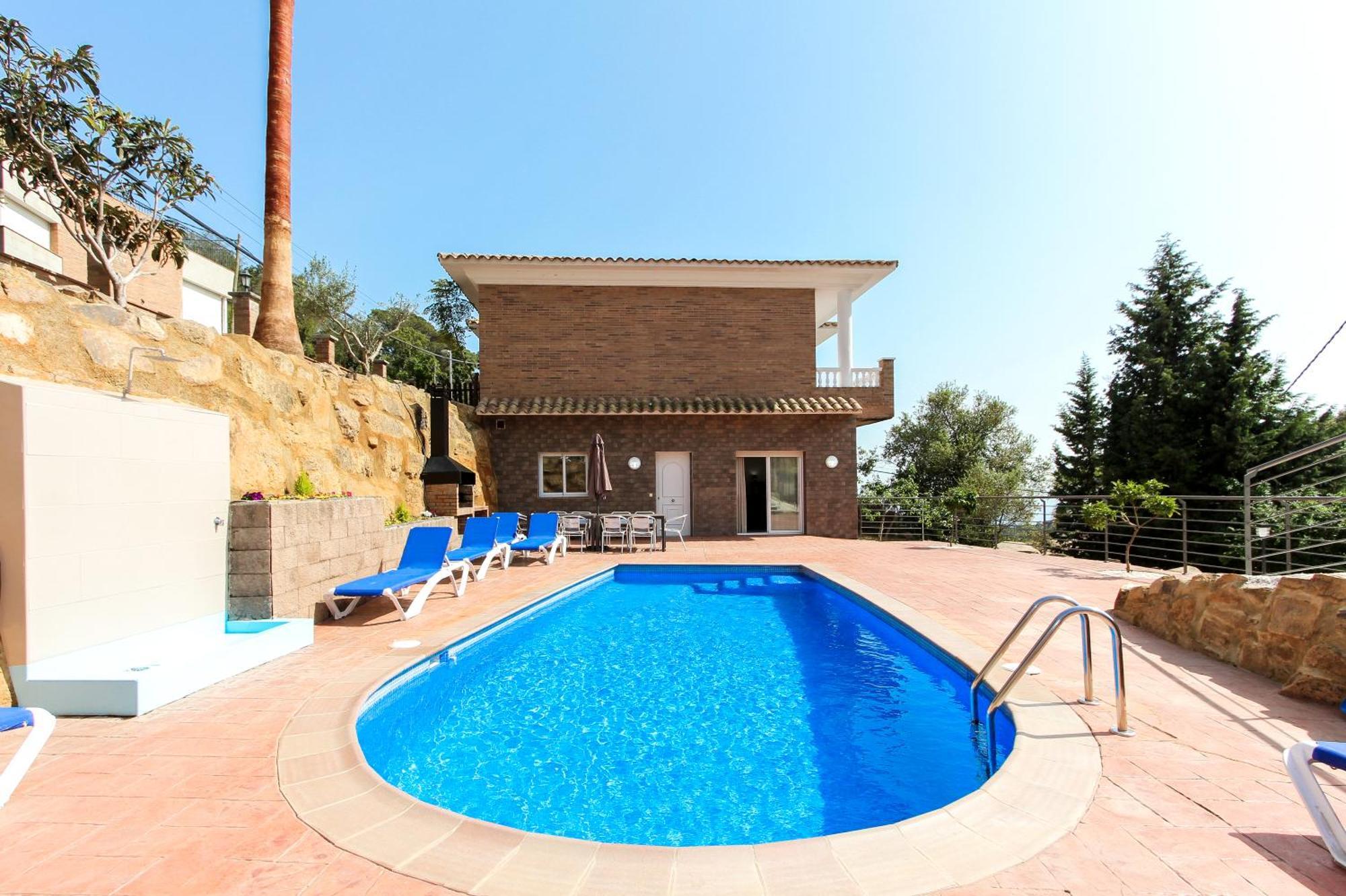 Villa Serena Lloret de Mar Esterno foto