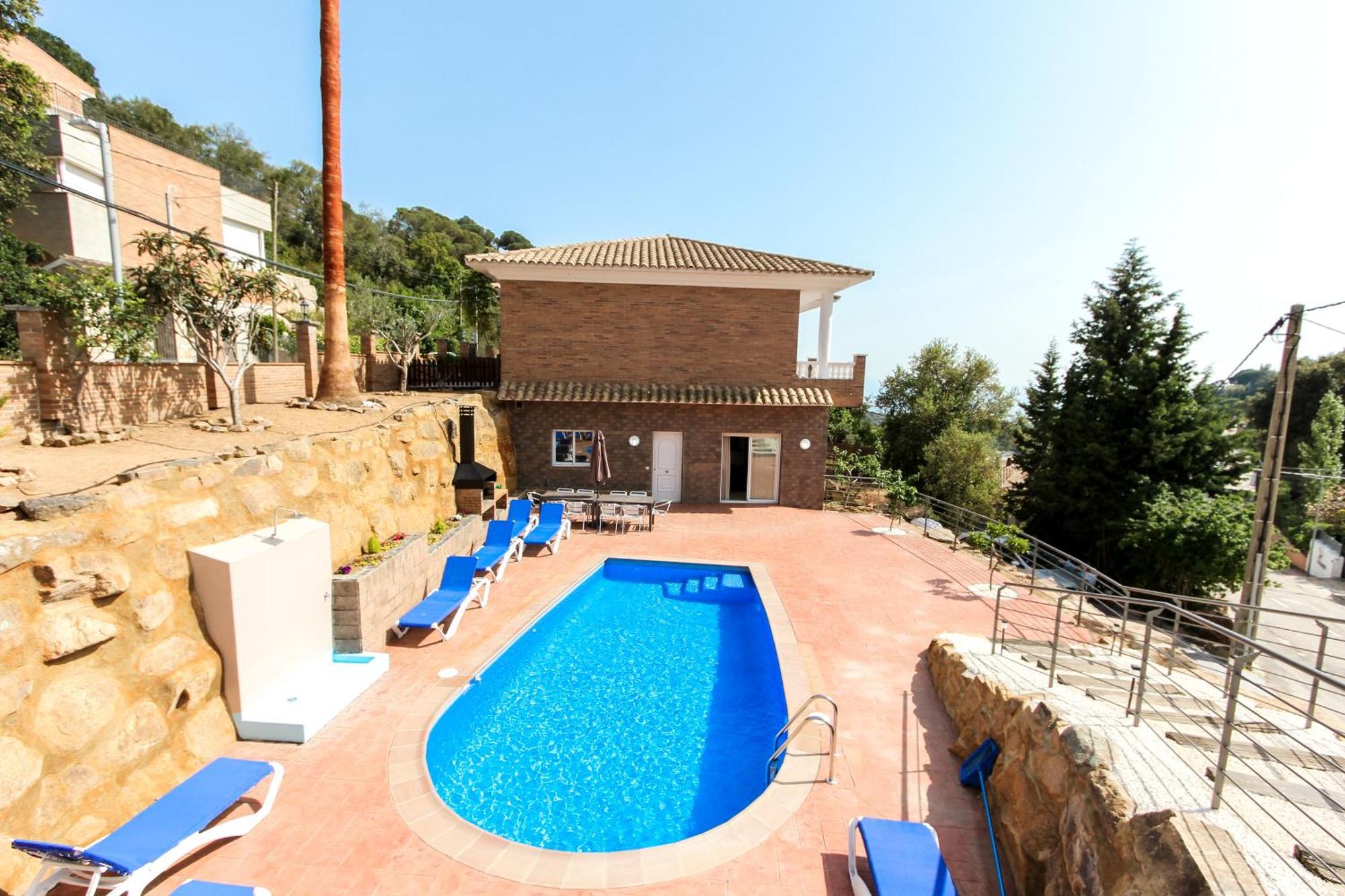 Villa Serena Lloret de Mar Esterno foto